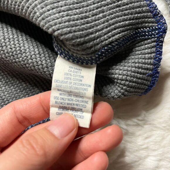 Mens Waffle Knit American Eagle Sweater - Picture 5 of 6